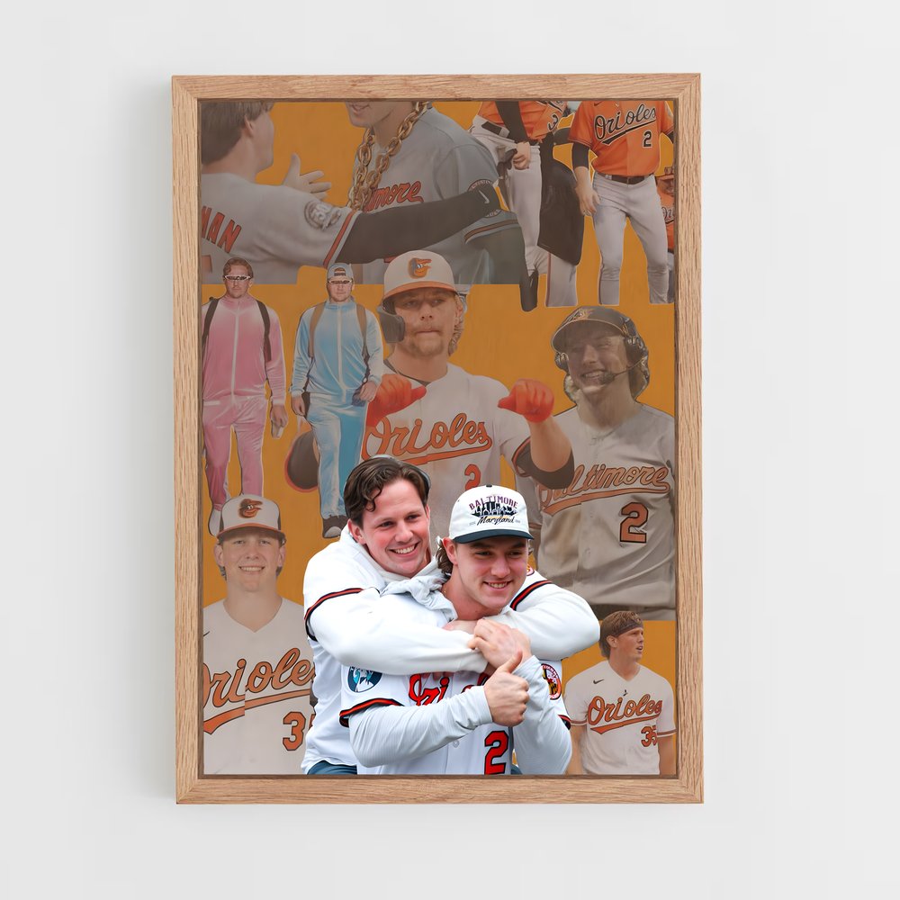 Poster Home Run Brothers – affiche Baseball (vue 4)